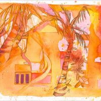 Fuerte Sonne, Aquarell, 2016